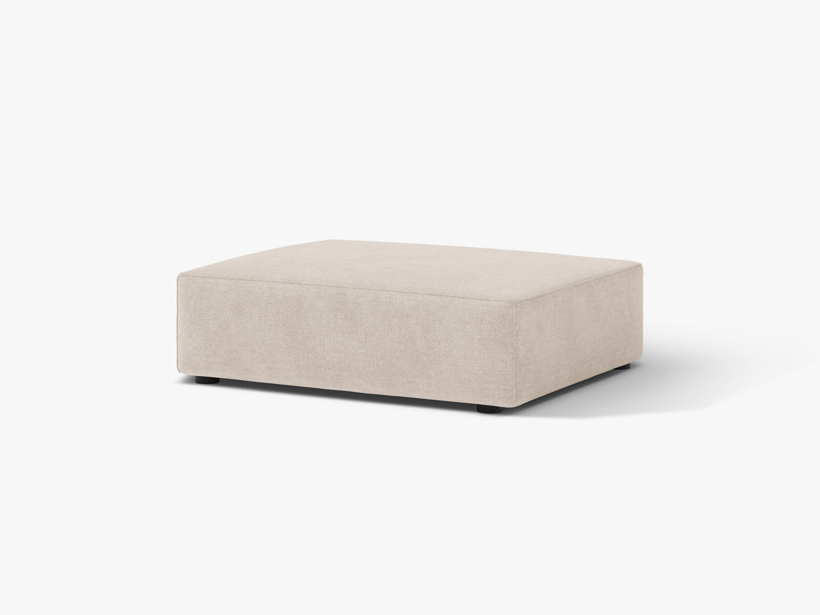 Micadoni Hocker Jodie 1-Sitzer Strukturierter Stoff Liberty Beige