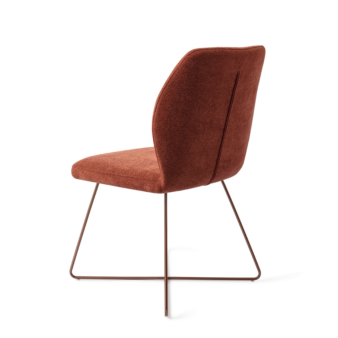 Jesper Home Esszimmerstuhl Ikata Cosy-Copper Cross Rosa