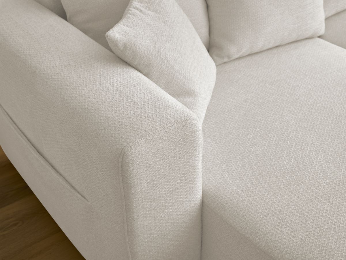 Bobochic Sidonie Wohnlandschaft Melange-Stoff Beige
