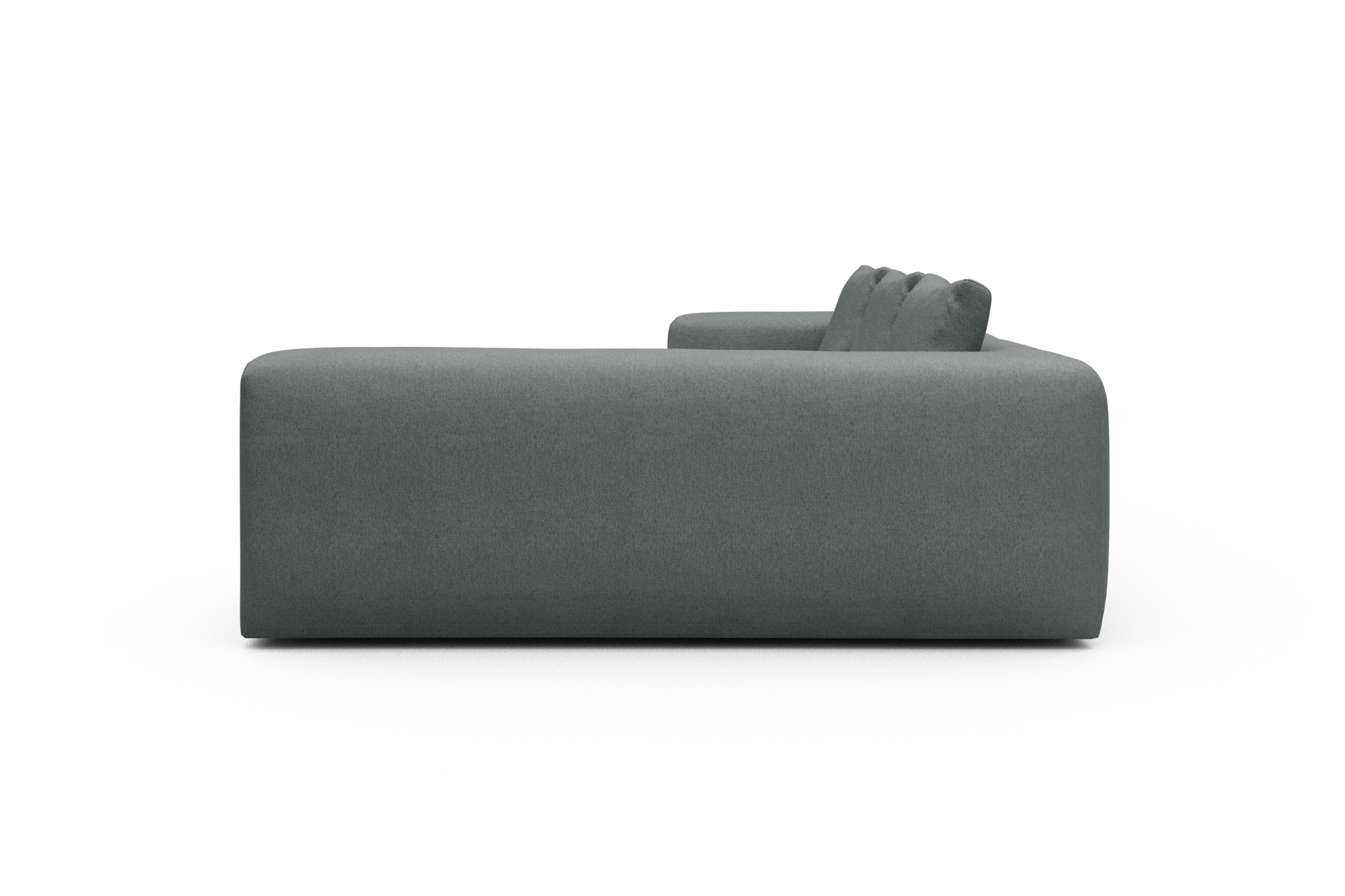 Ecksofa Fred 2x 2,5-Sitzer rechts offen Denari-Soft-Grey