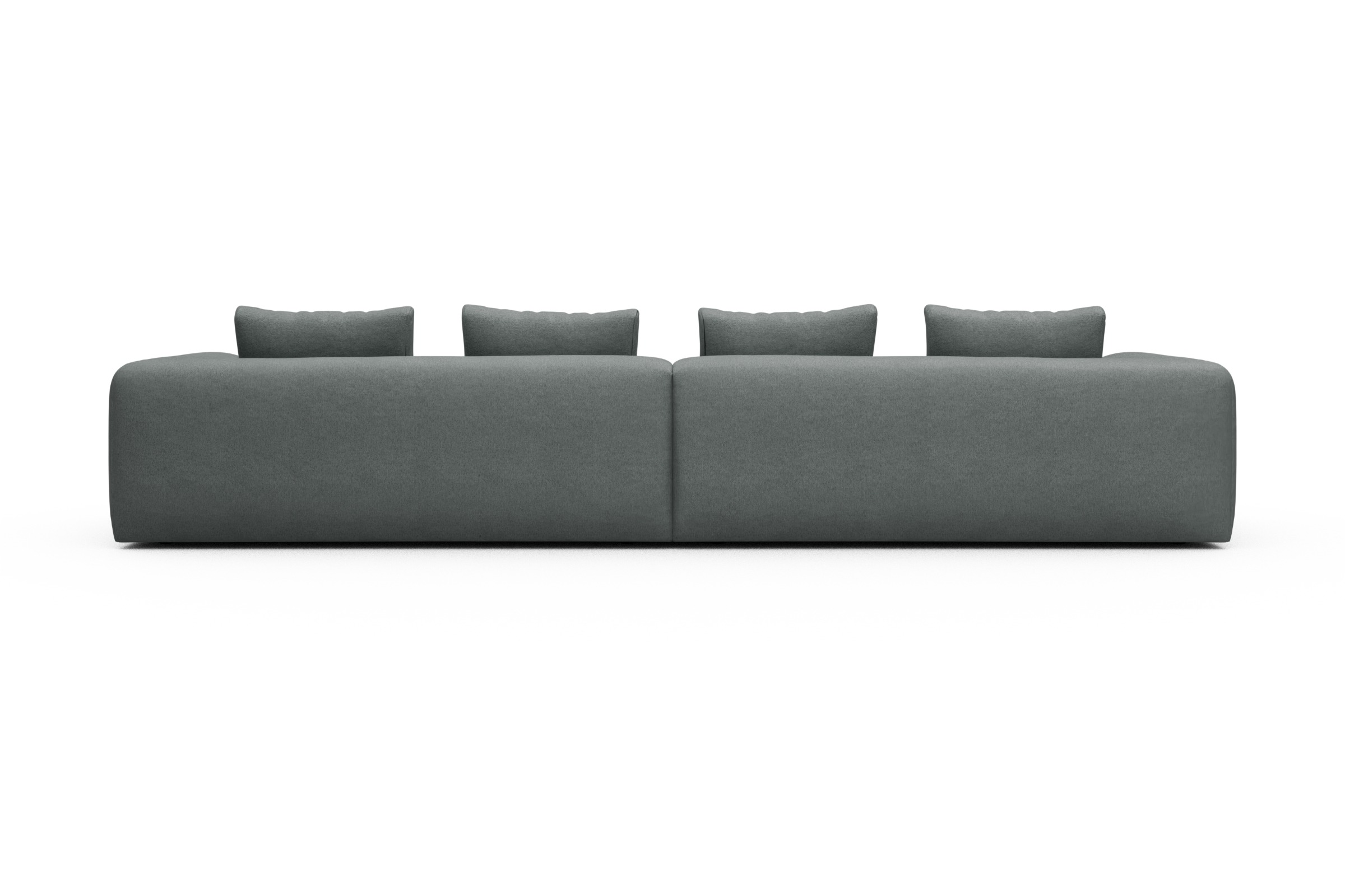 Sofa Modulares XXL Sofa Fred 5-Sitzer Denari-Soft-Grey