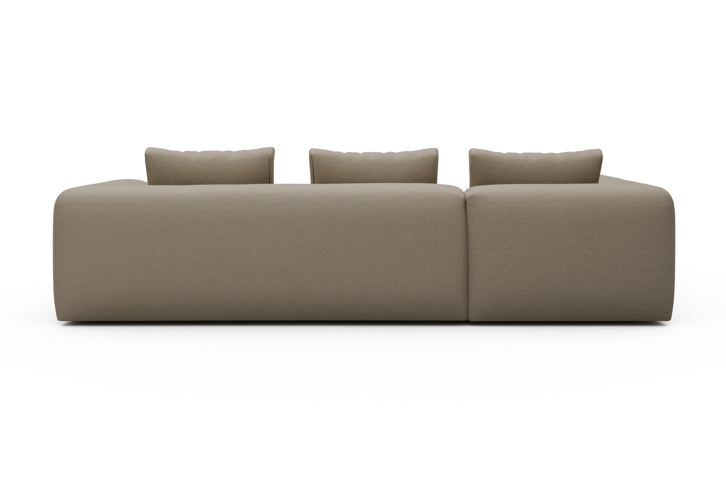 Ecksofa Fred 2x 2,5-Sitzer links offen Satya-Natural
