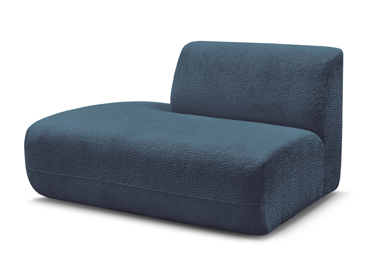 Bobochic Anda Sofamodul 2-Sitzer Chenille Hellblau Ecke links