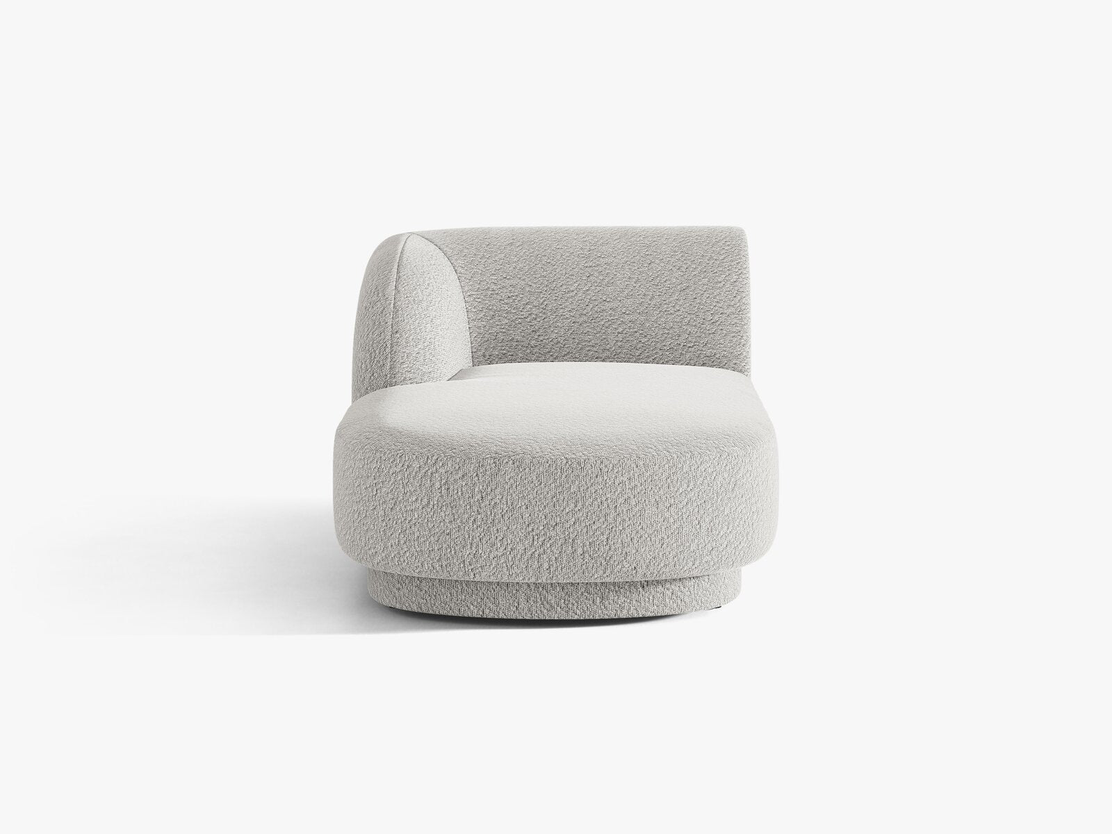 Micadoni Modul Miley 2-Sitzer Links Boucle Baloo Hellgrau