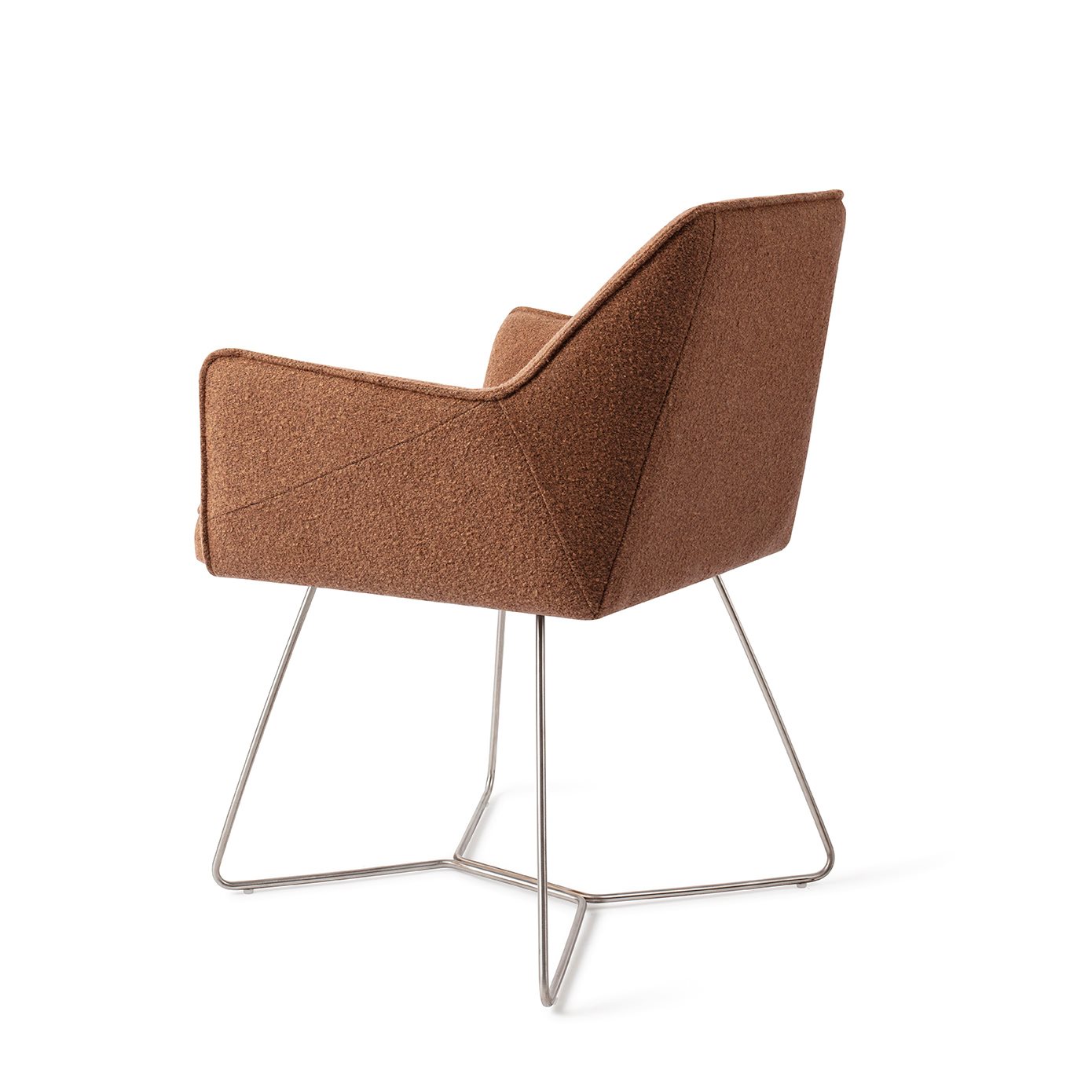 Jesper Home Esszimmerstuhl Tome Cinnamon-Bun Beehive Stahl