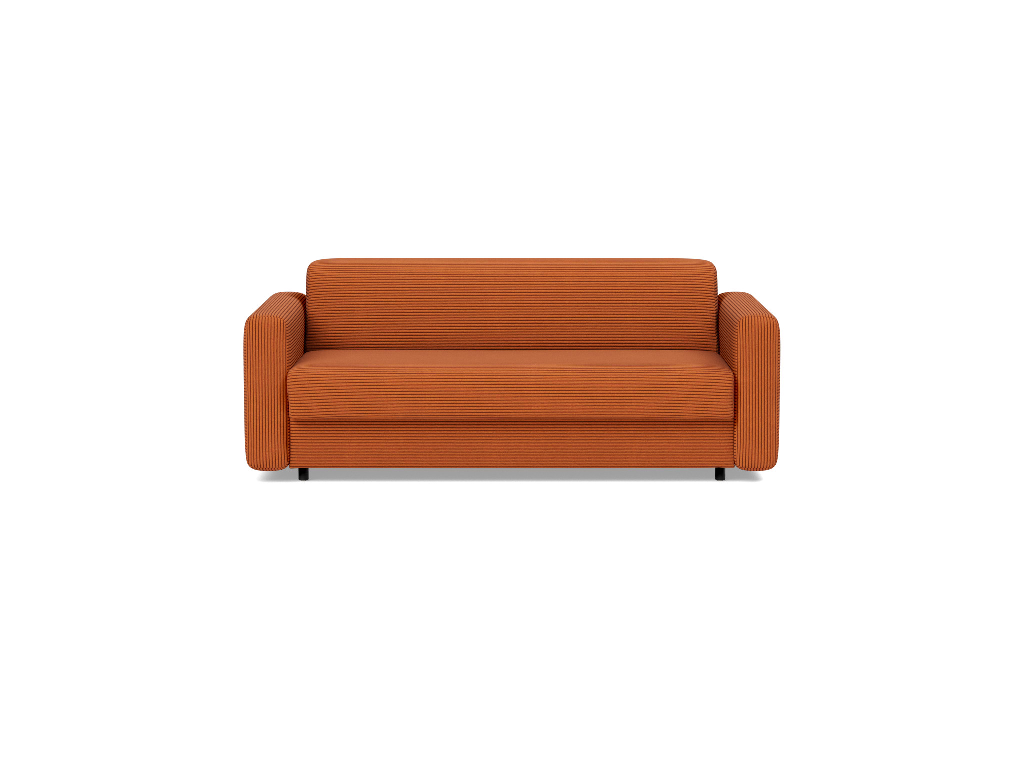 Schlafsofa Killian mit Taschenfederkernmatratze 140 Kord Corduroy 595-Burnt-Orange