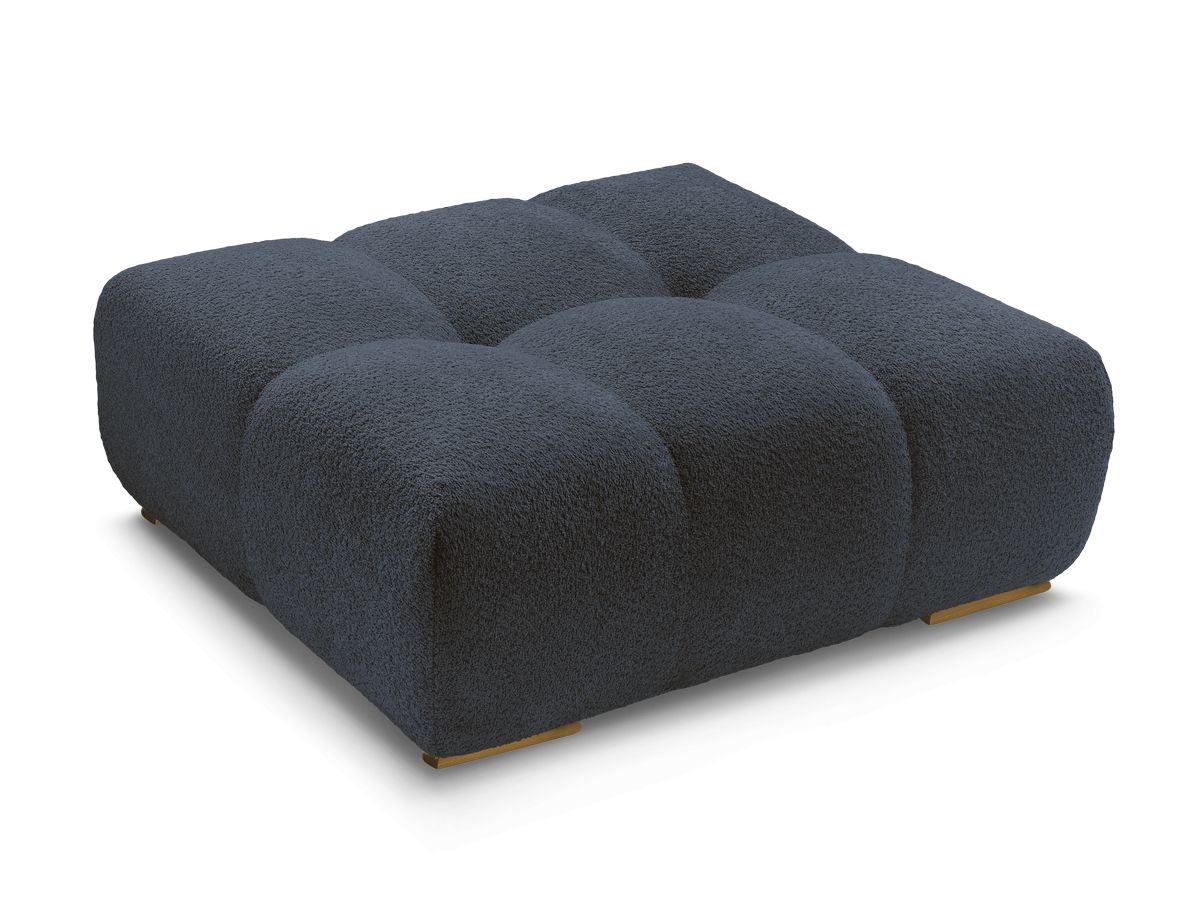 Bobochic Anakin Pouf Bouclé-Stoff Dunkelblau