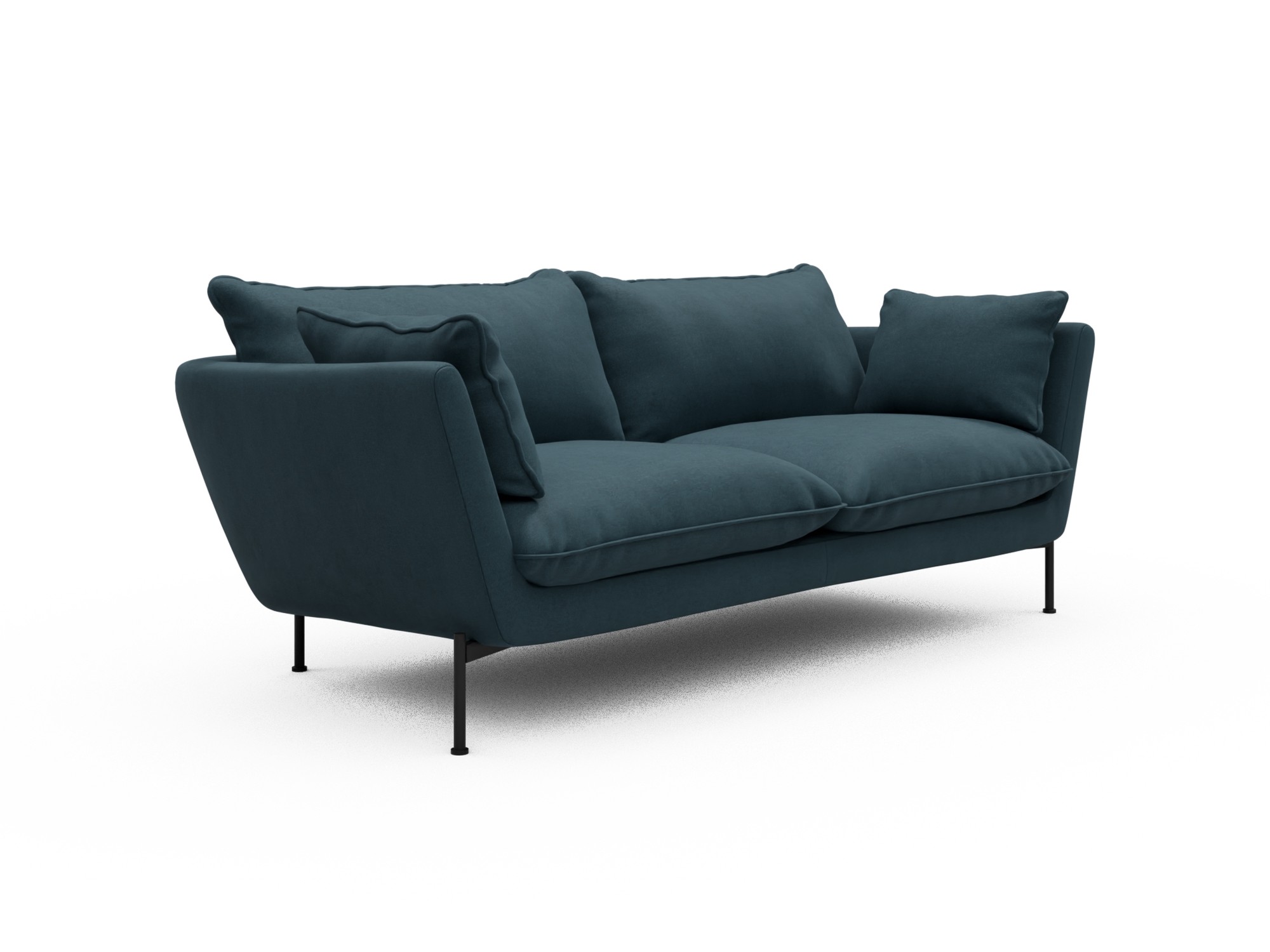 Skandi Home Sofa Anton Soft 2-Sitzer Satya-Indigo moebelfaktor