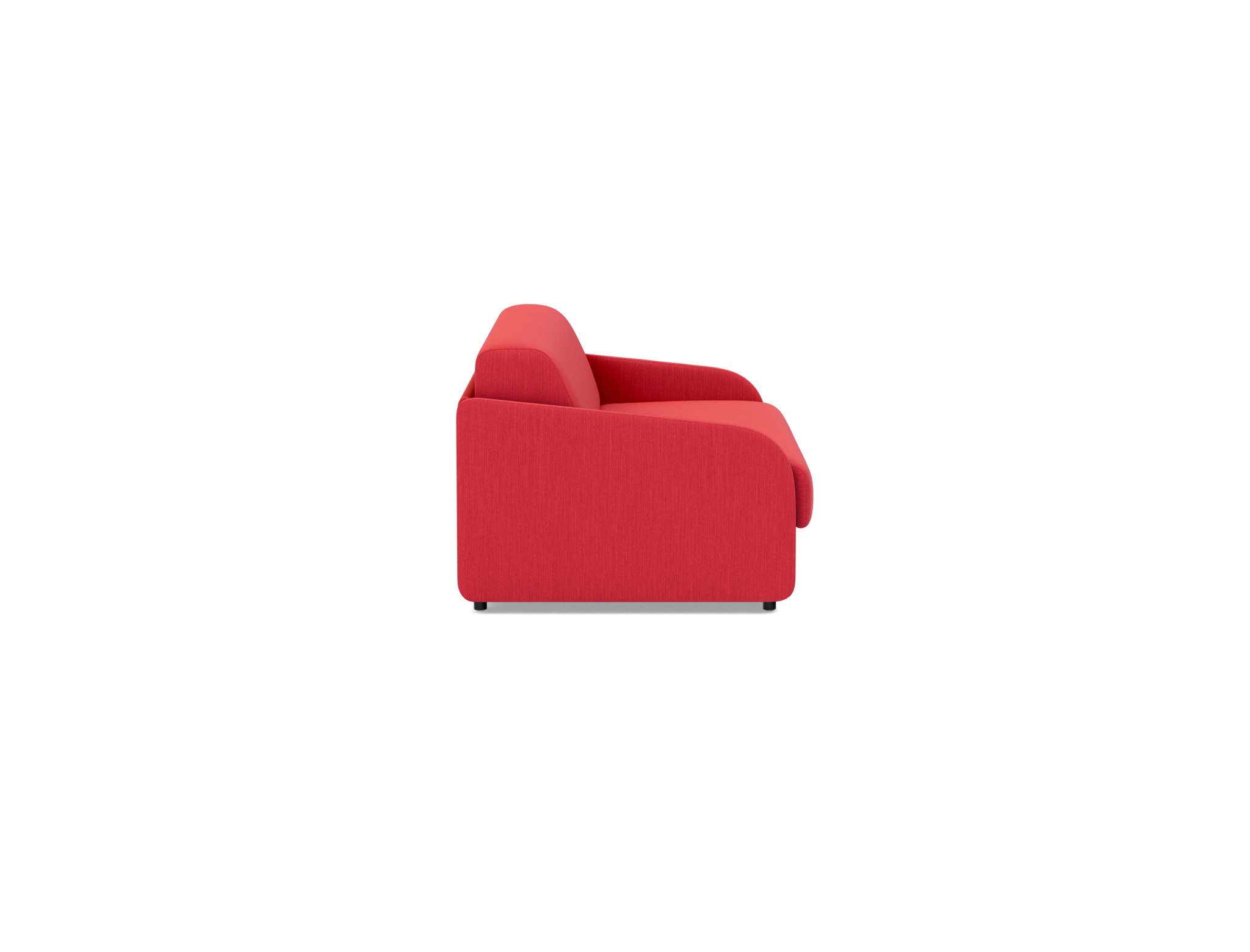 Schlafsofa Eivor mit Taschenfederkernmatratze 140 Flachgewebe Elegance 511-Red