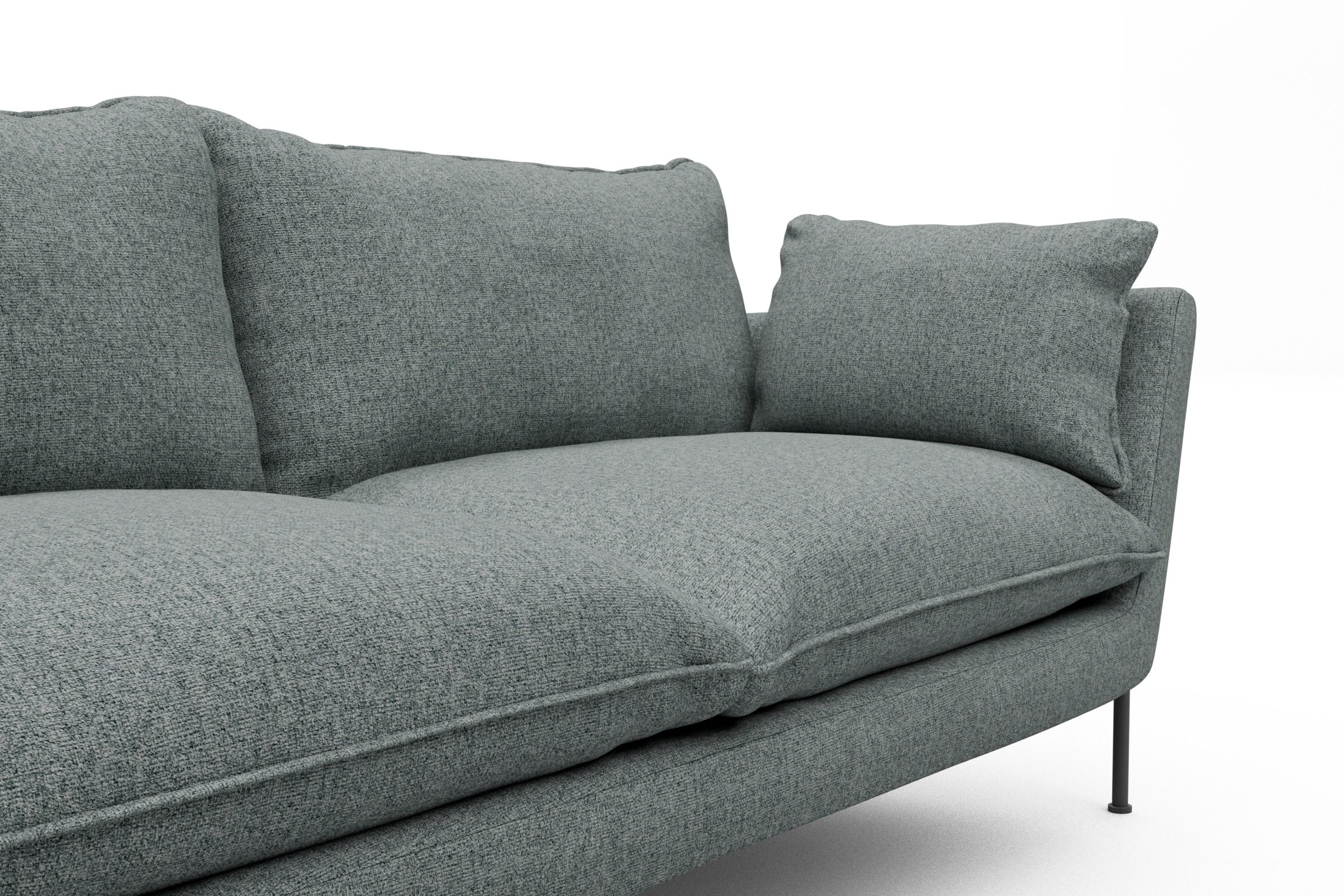 Sofa Anton PREMIUM 3-Sitzer Casone-Light-Mixed-Green