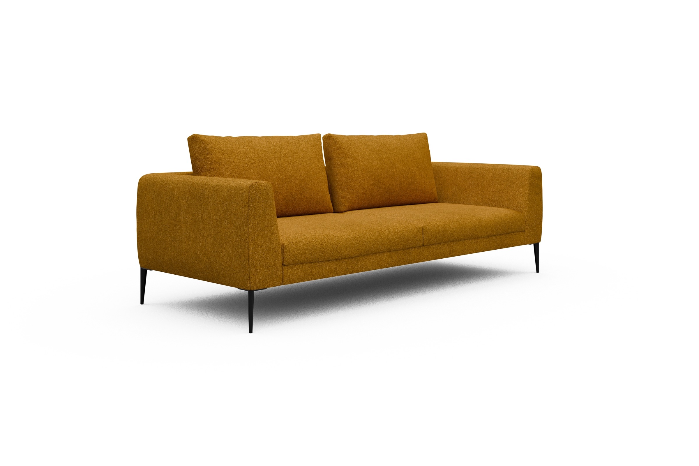 Sofa Paul 3-Sitzer Boucle-Ochre