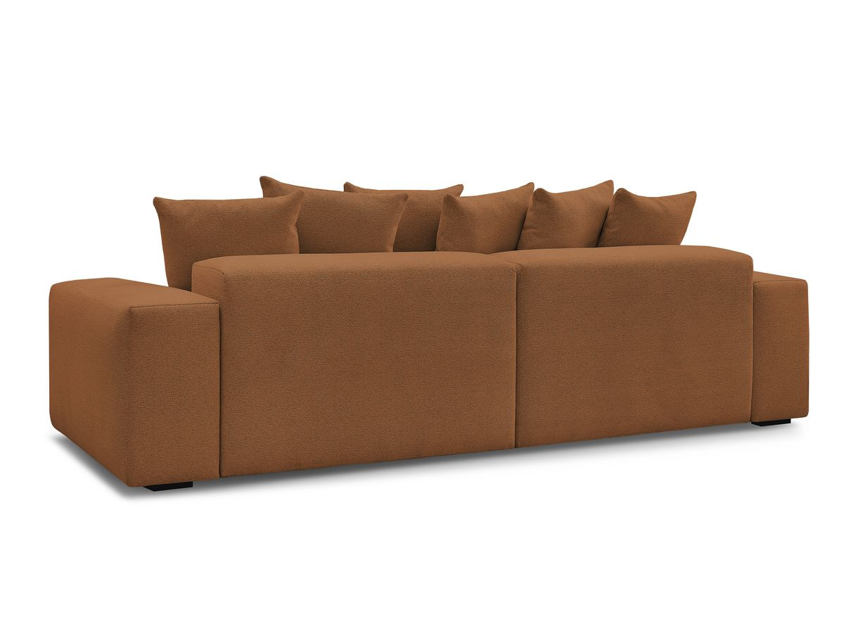 Bobochic Voltaire Sofa 4-Sitzer 320 × 124 cm Melange-Stoff Orange
