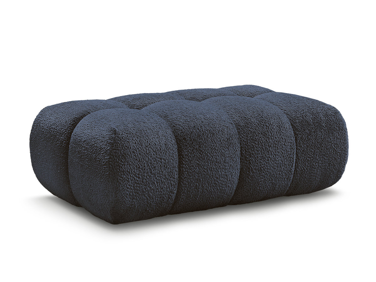 Bobochic Jaya Pouf Chenille Dunkelblau