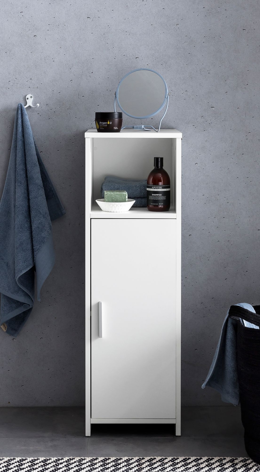 Unterschrank Hornum Weiß 30 × 30 × 95,5 cm