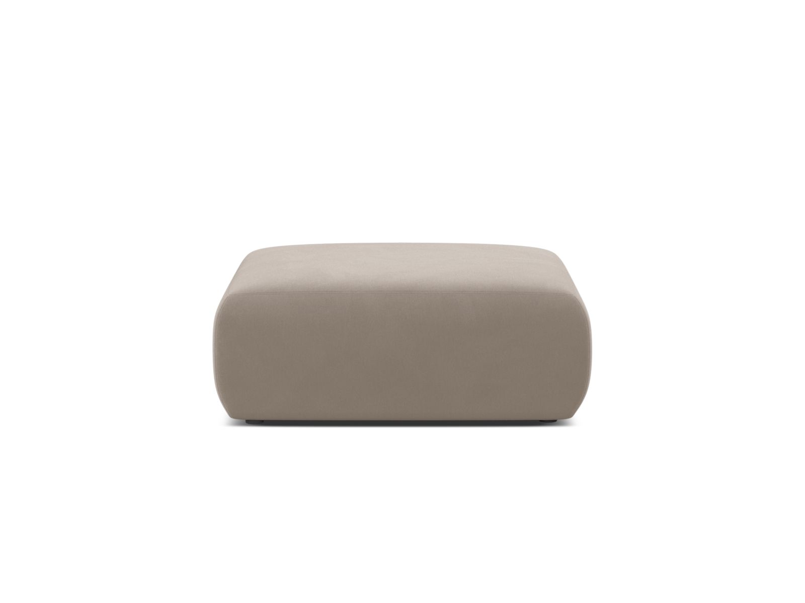 Micadoni Hocker Molino Large Samt Casino Helles Beige