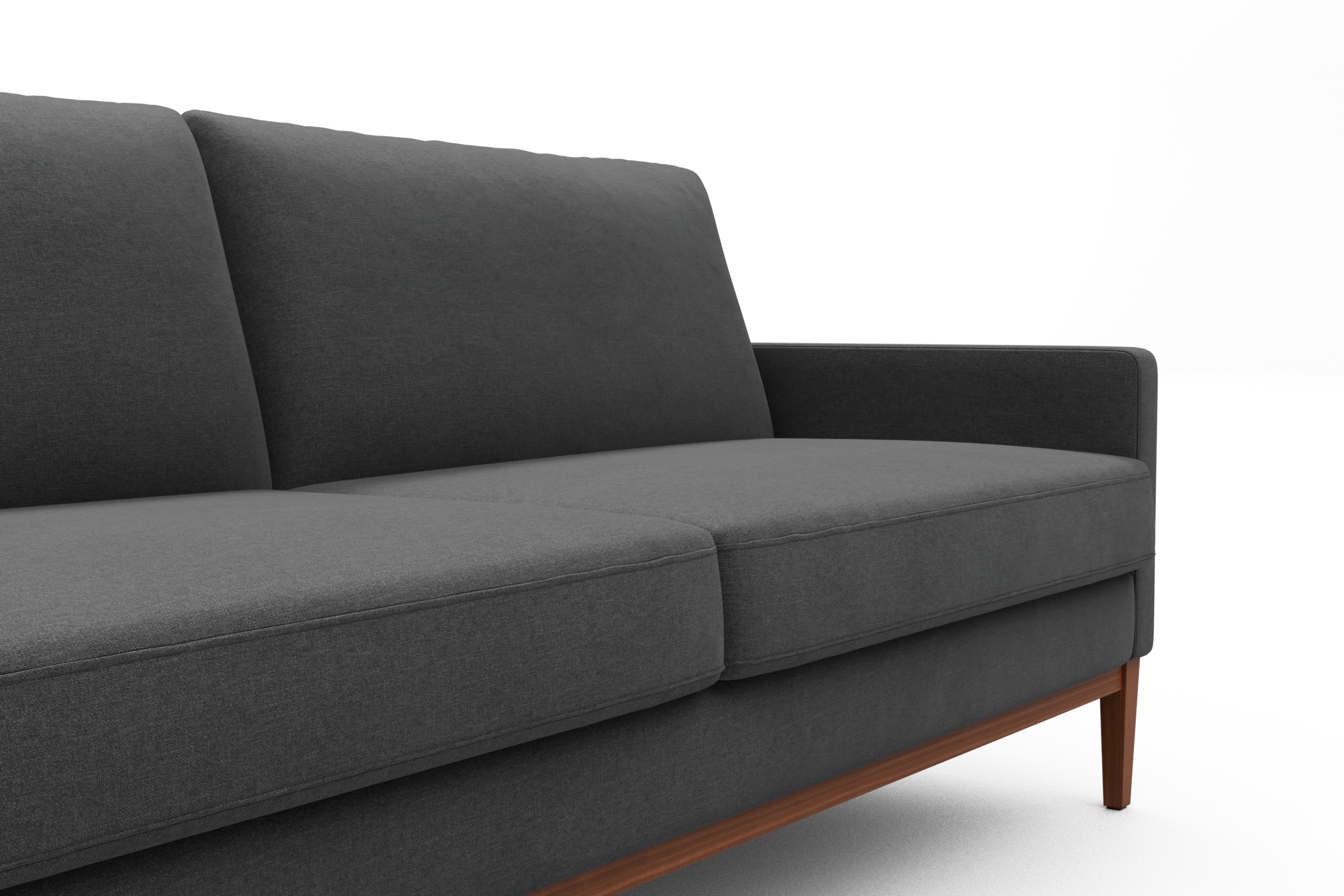 Sofa Bodo 2-Sitzer Satya-Zinc