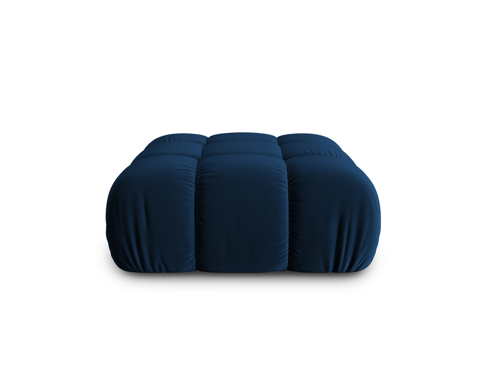 Cosmopolitan Design Pouf Cortina Samt Bluvel Königsblau