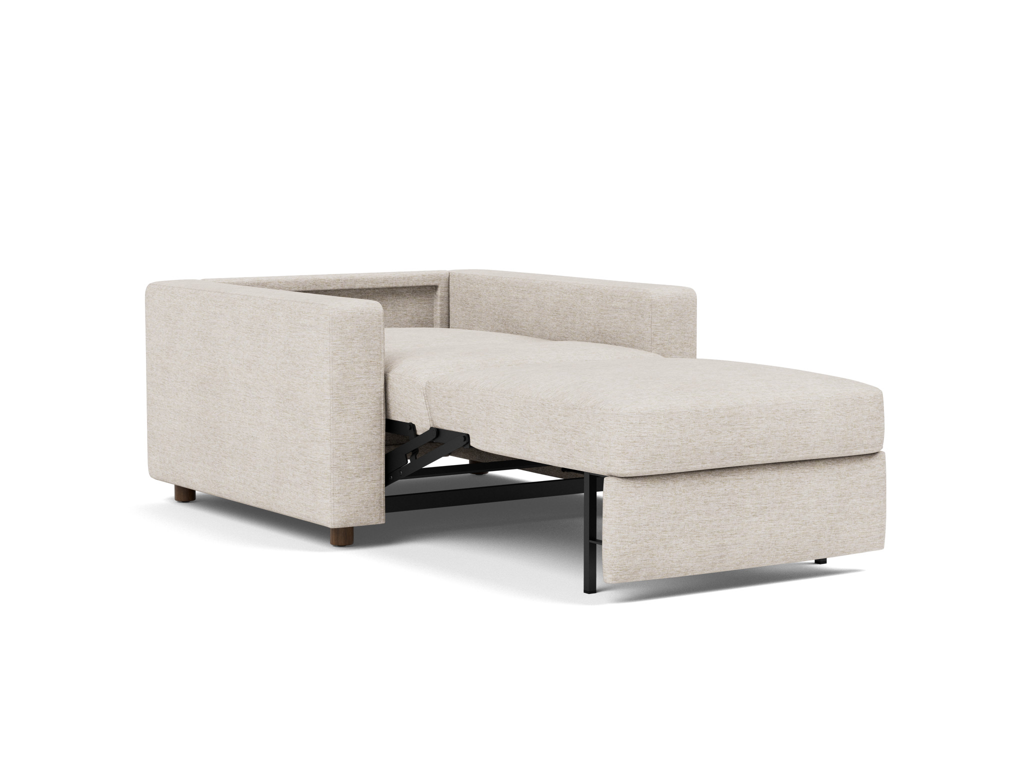 Schlafsessel Neah mit Standard-Armlehnen Chenille Yuveno 470-Natural