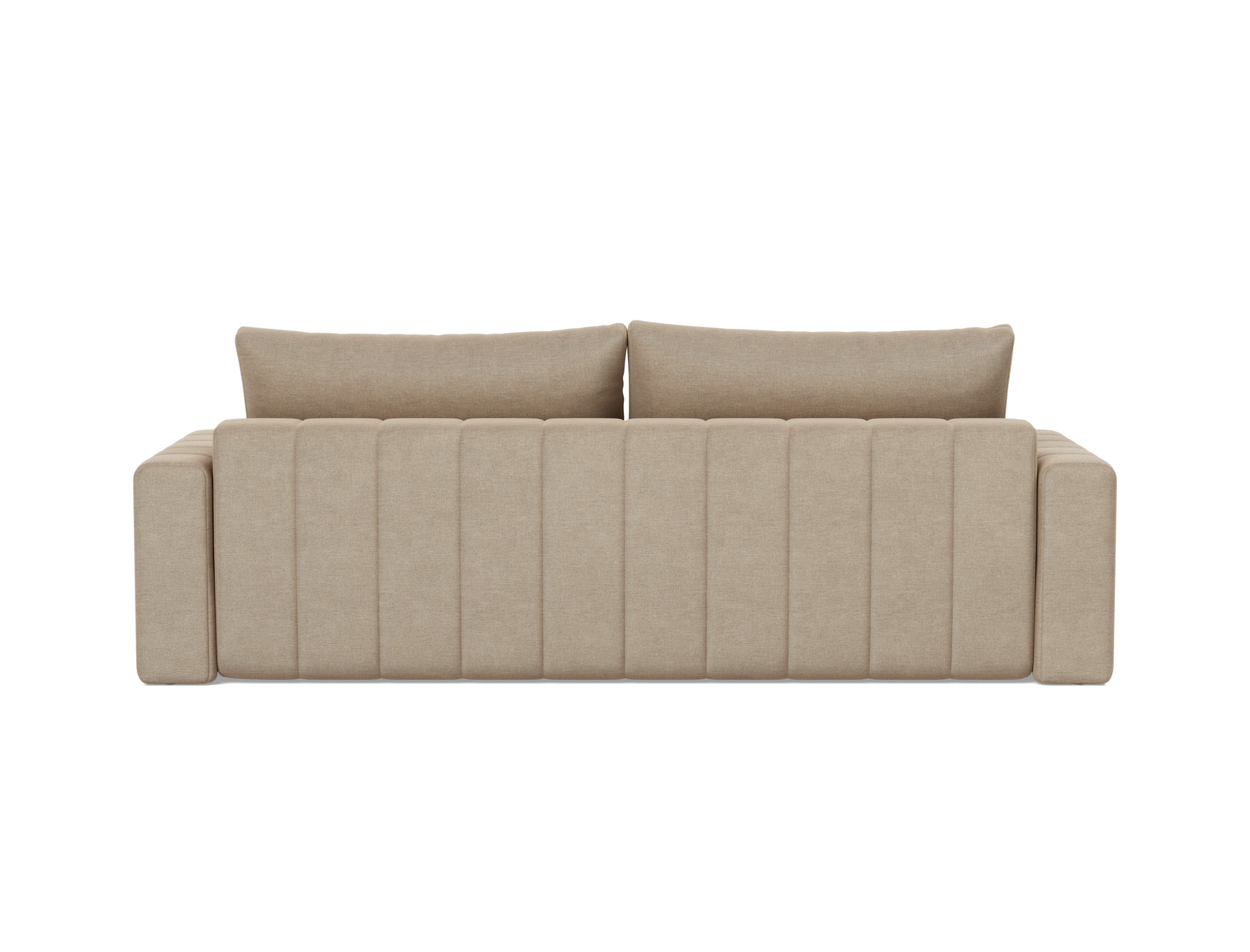 Schlafsofa Akello mit Armlehnen Flachgewebe Phobos 587-Mocha