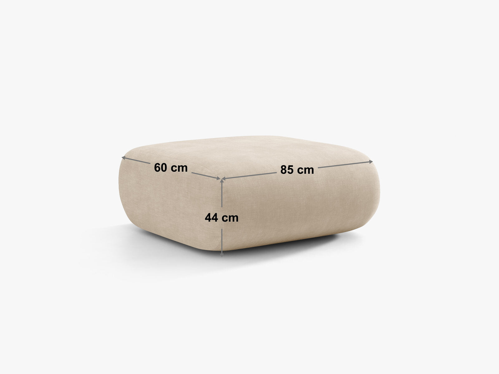 Micadoni Neo Pouf Boucle Baloo Beige