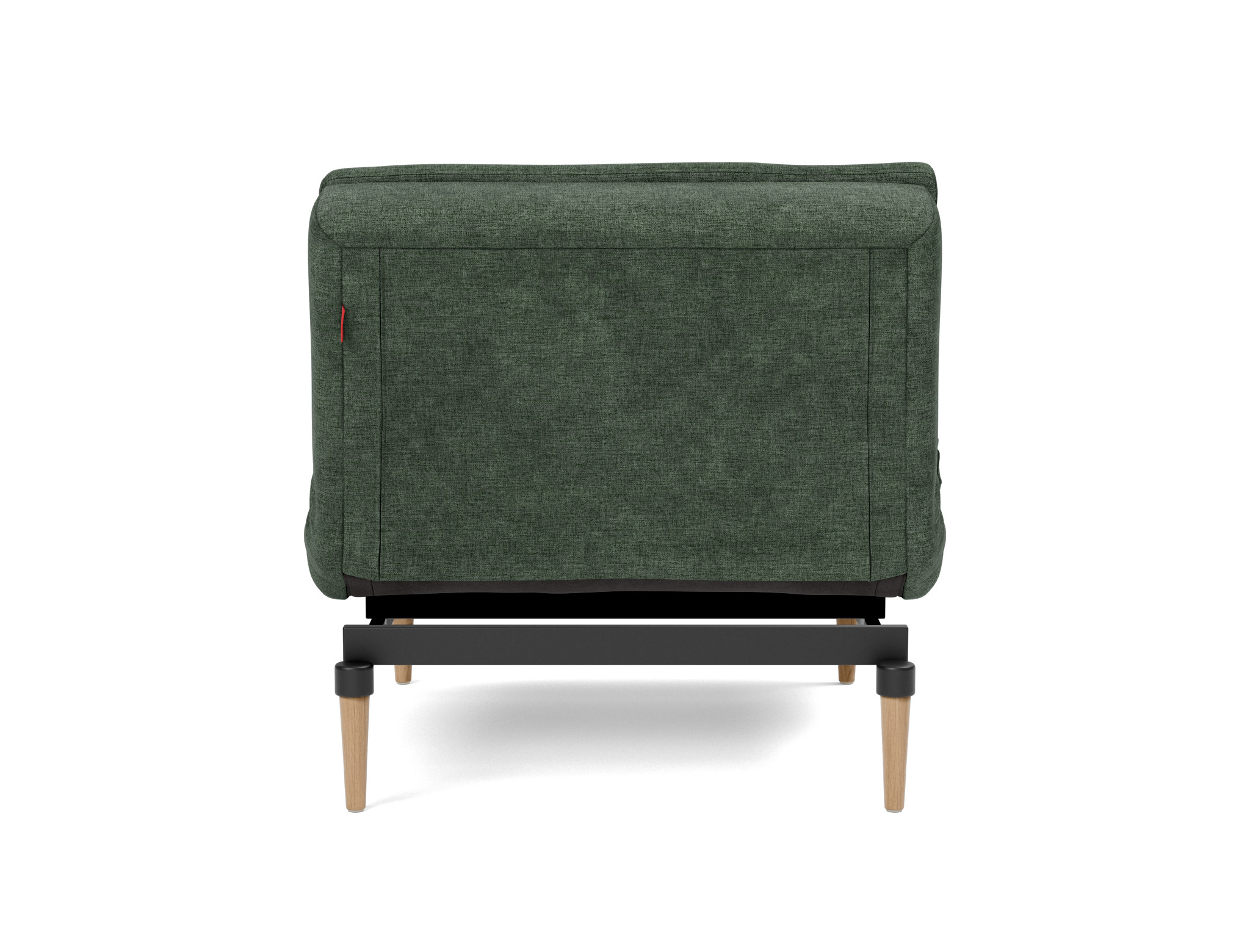 Sessel Dublexo Flachgewebe Avella 281-Pine-Green Beine Styletto Eiche hell