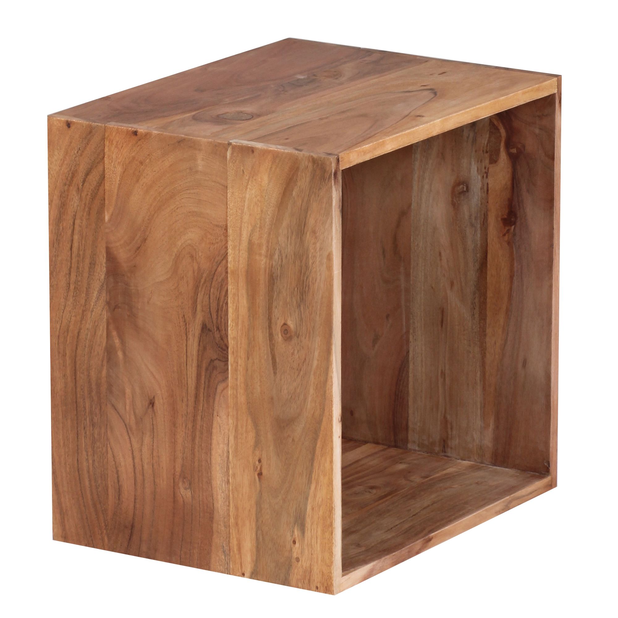 Standregal Aalvik Massivholz Akazie 43,5 × 33 × 43,5 cm