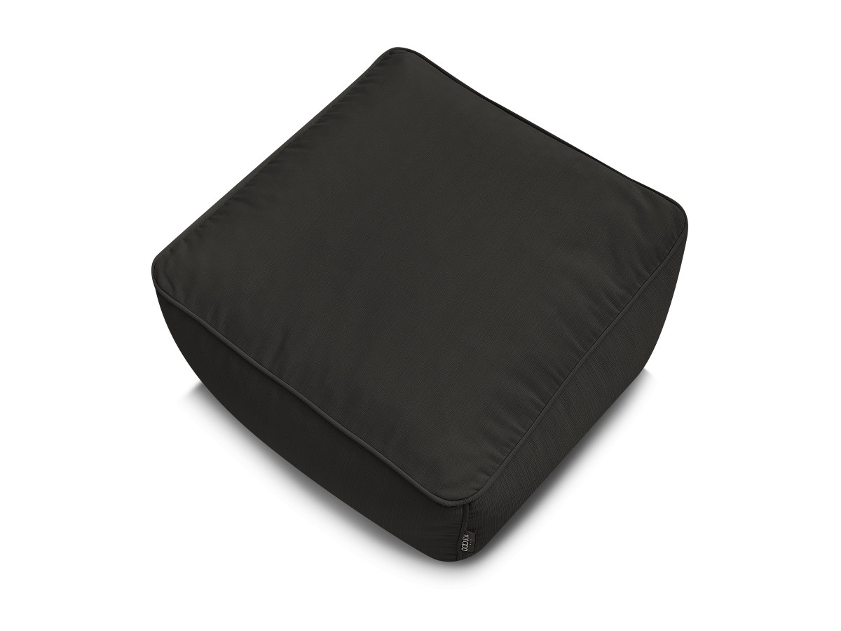 Bobochic Giulia Pouf Stoff Schwarz