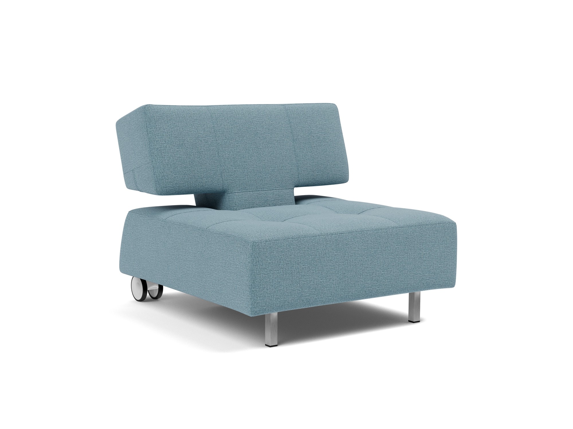 Sessel Long Horn D.E.L. Flachgewebe Mixed Dance 525-Light-Blue