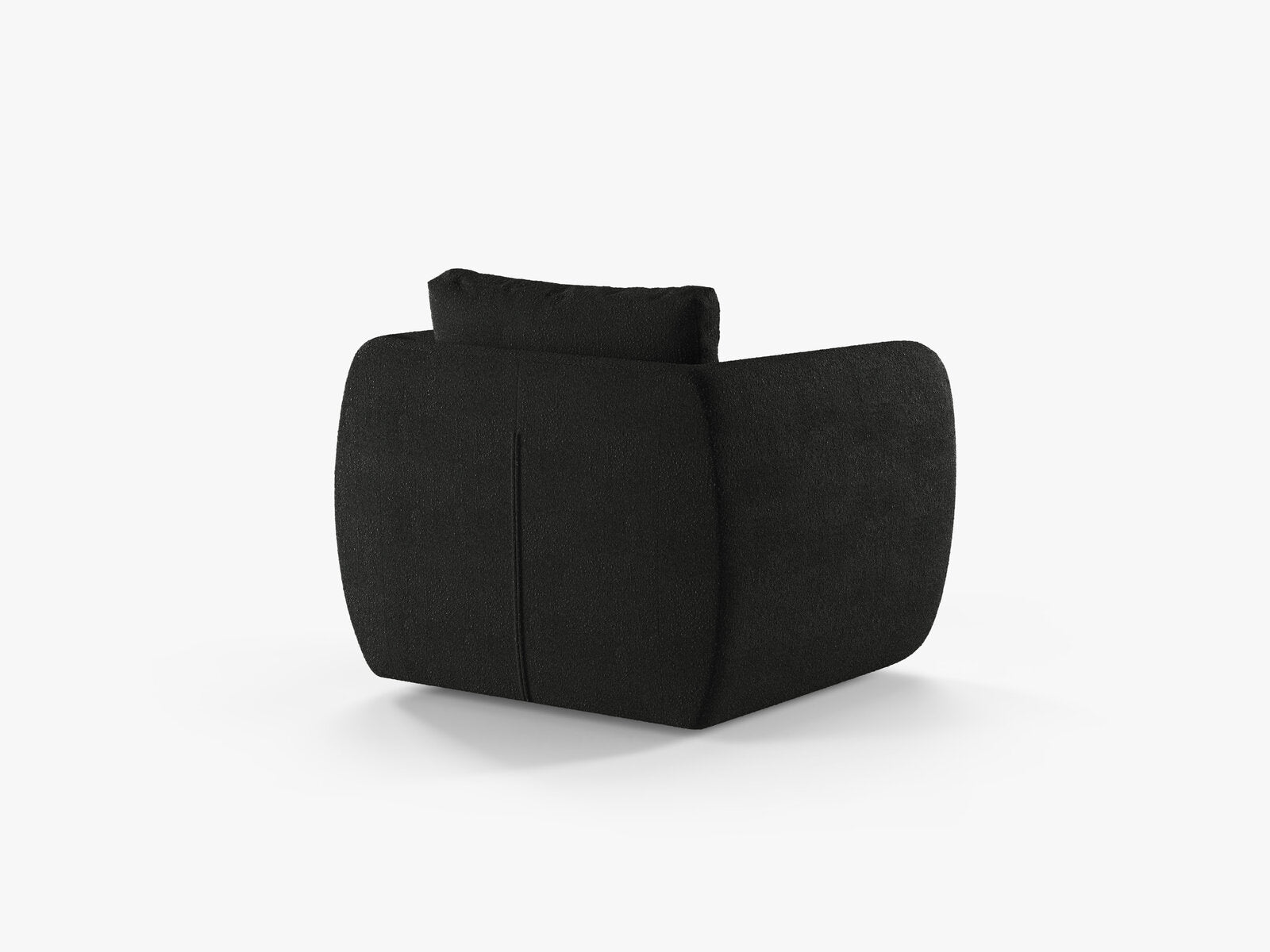 Micadoni Sessel Iga Boucle Baloo Schwarz