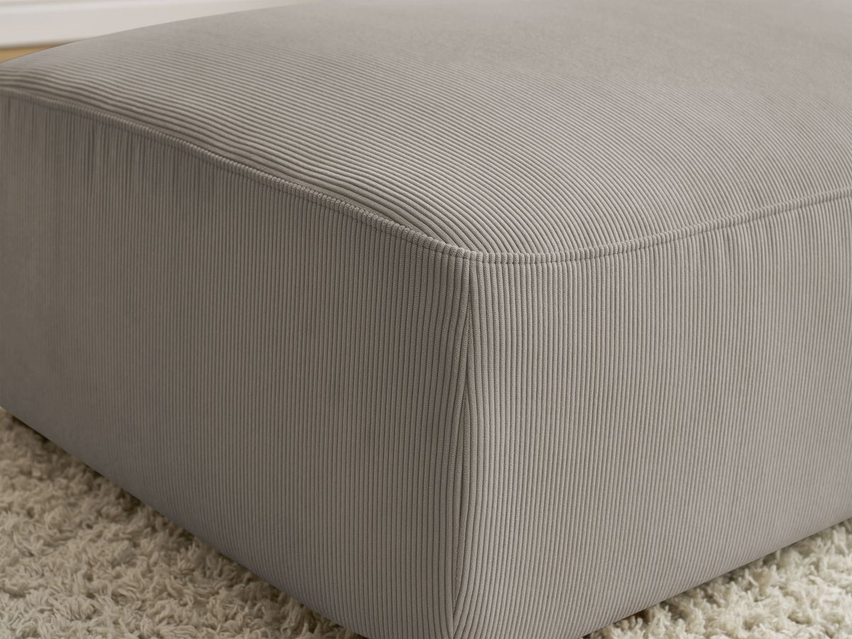 Bobochic Sidonie Pouf Cordsamt Taupe