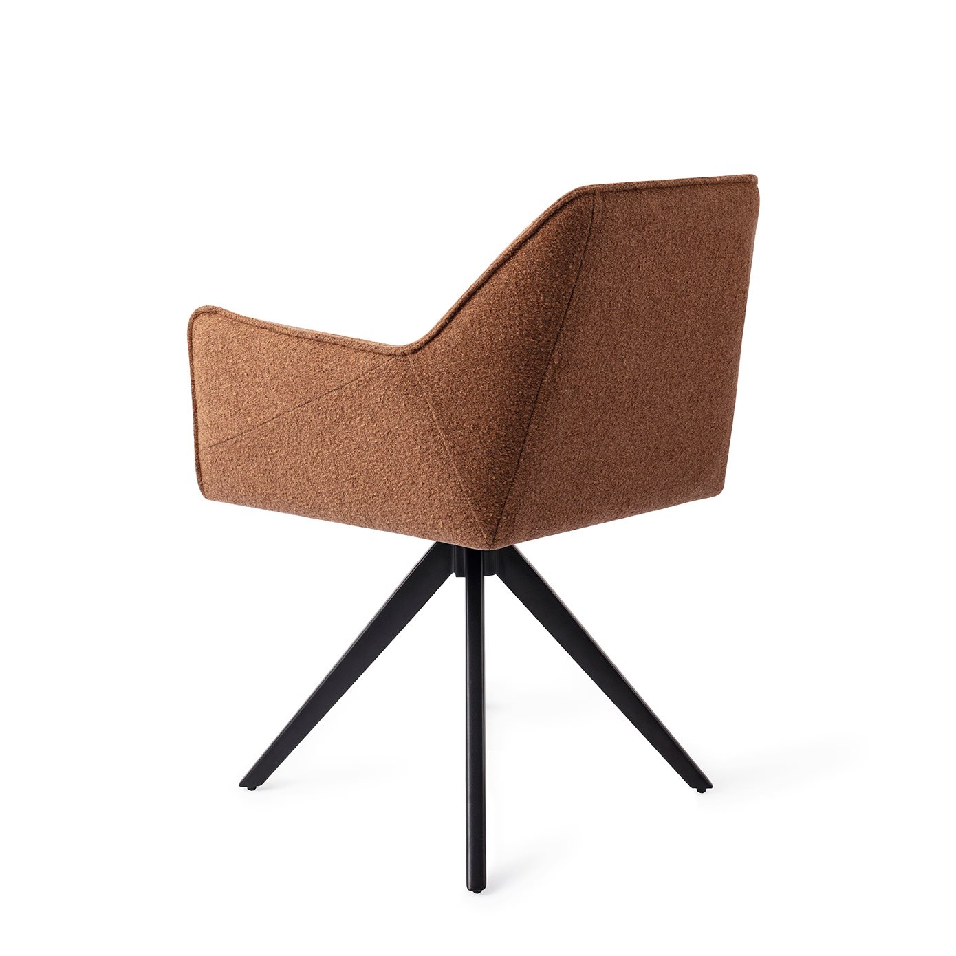 Jesper Home Esszimmerstuhl Tome Cinnamon-Bun Turn Schwarz