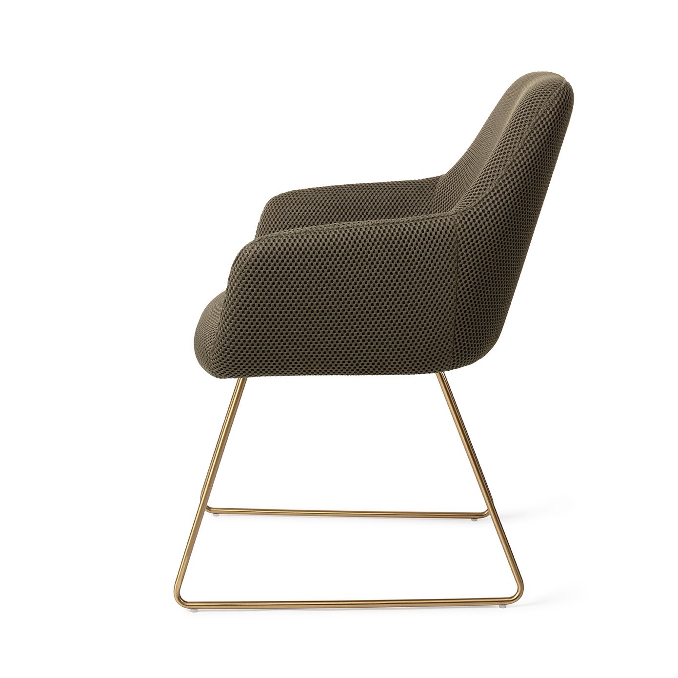 Jesper Home Esszimmerstuhl Hiroo Jungle-Jewel Slide Gold