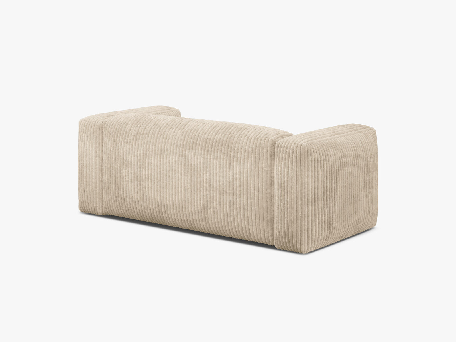 Micadoni Martina Sofa 2-Sitzer Cord Tilia Helles Beige