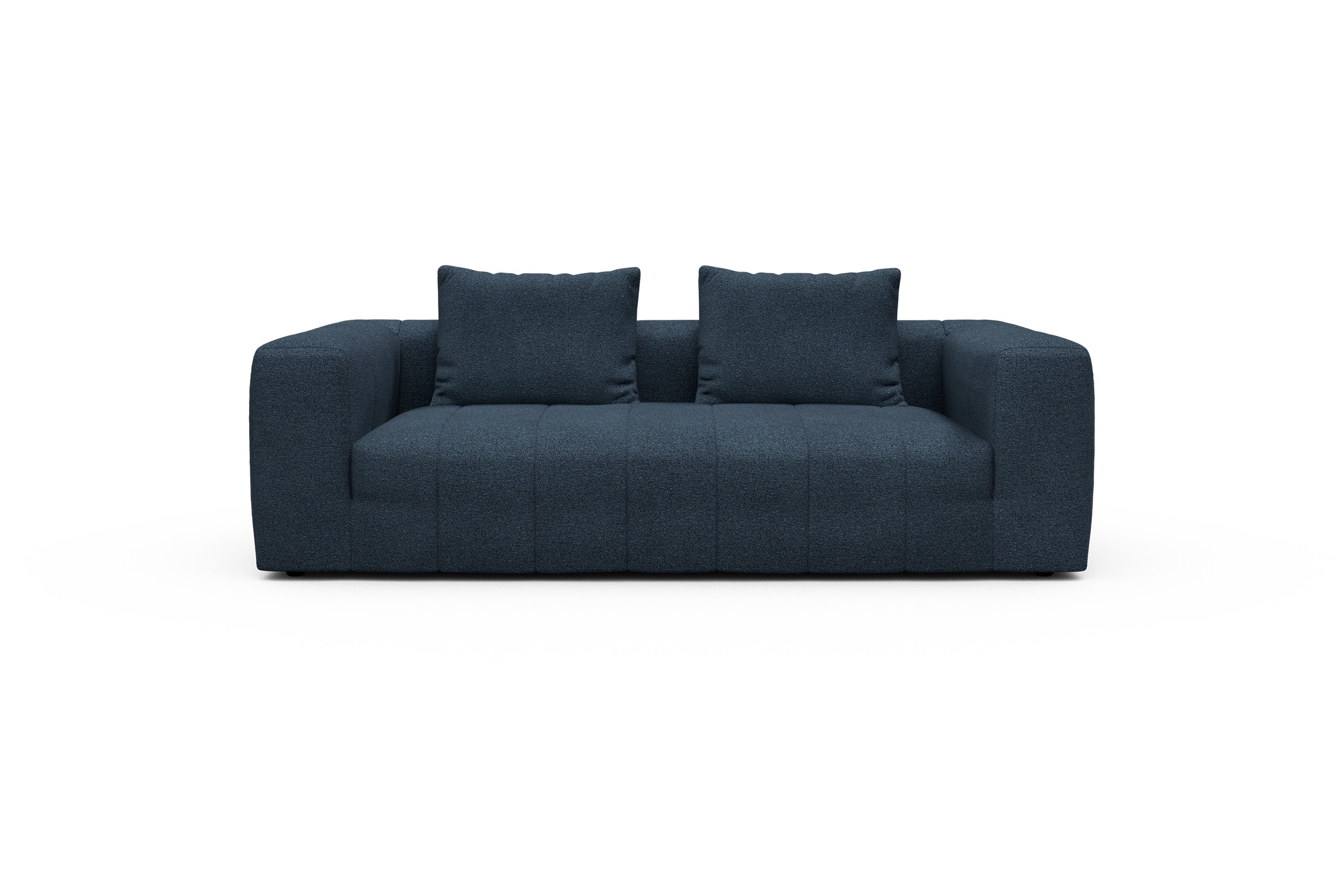 Hugo 3-Sitzer Boucle-Blue moebelfaktor