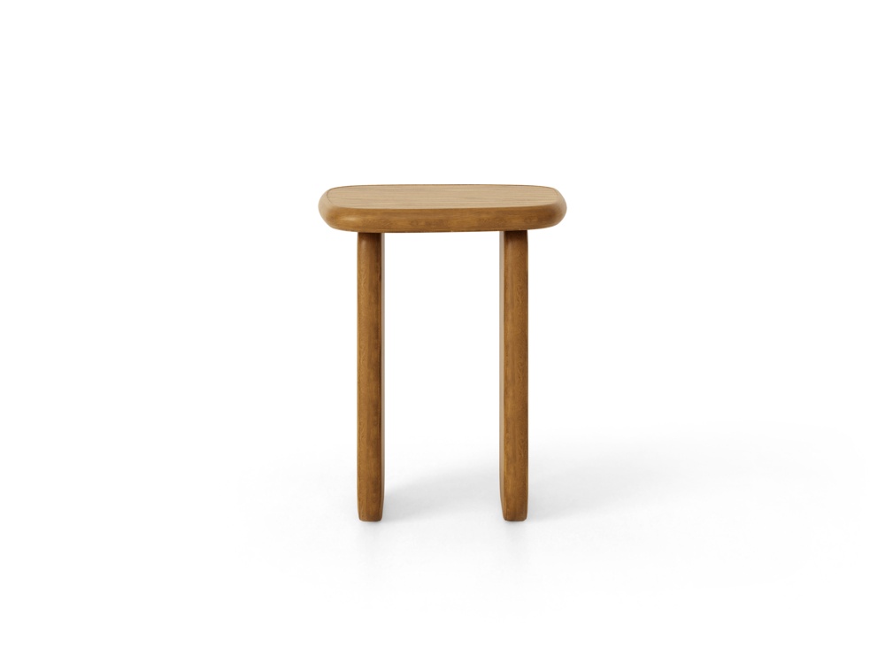Cosmopolitan Design Couchtisch Sora 37 x 32 cm Natürliche Eiche