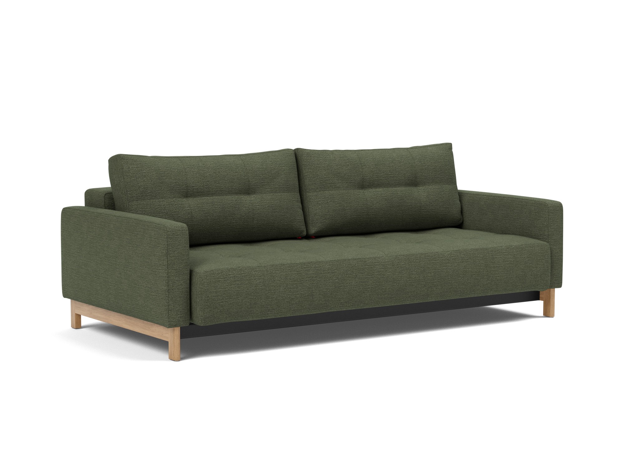 Schlafsofa Pyxis D.E.L. Strukturierter Stoff Taura 353-Forest