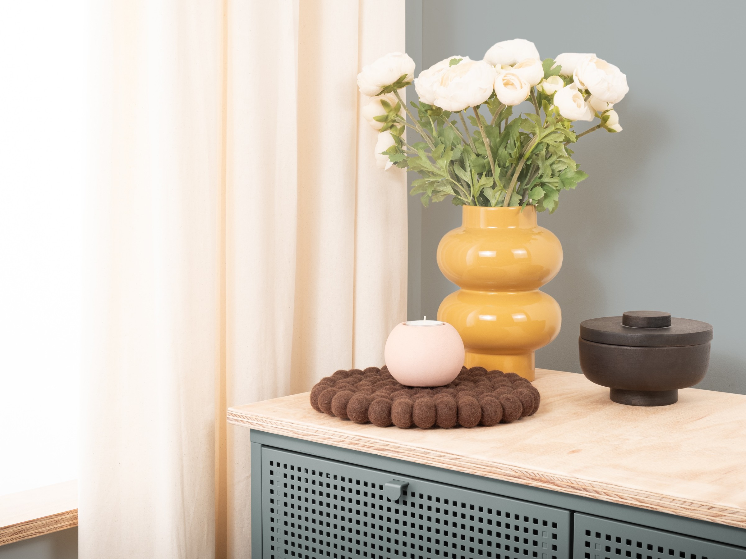 myfelt Egon Topfuntersetzer Braun Ø 20 cm