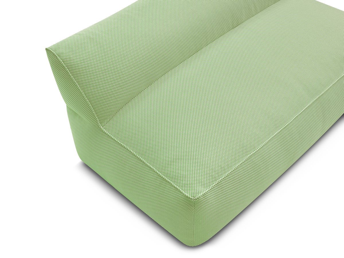 Bobochic Riviera Sofamodul 2-Sitzer Melange-Stoff Grün