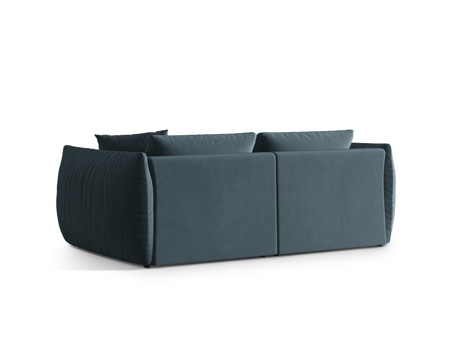 Micadoni Sofa Chris 4-Sitzer Samt Pastellblau