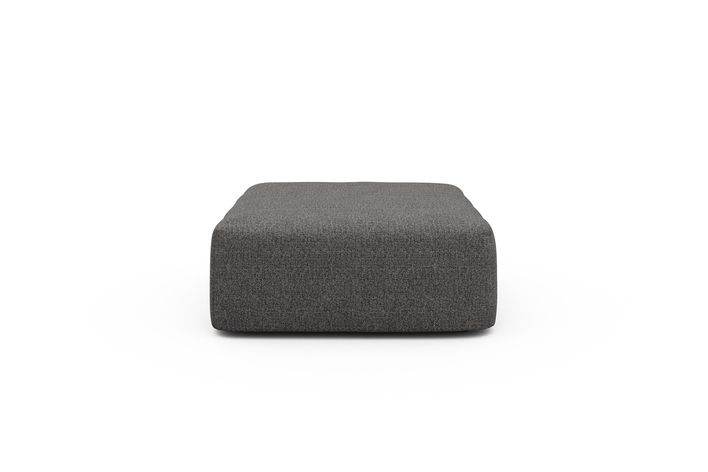 Sitzhocker Hugo Ottomane Carreno-Salt-and-Pepper