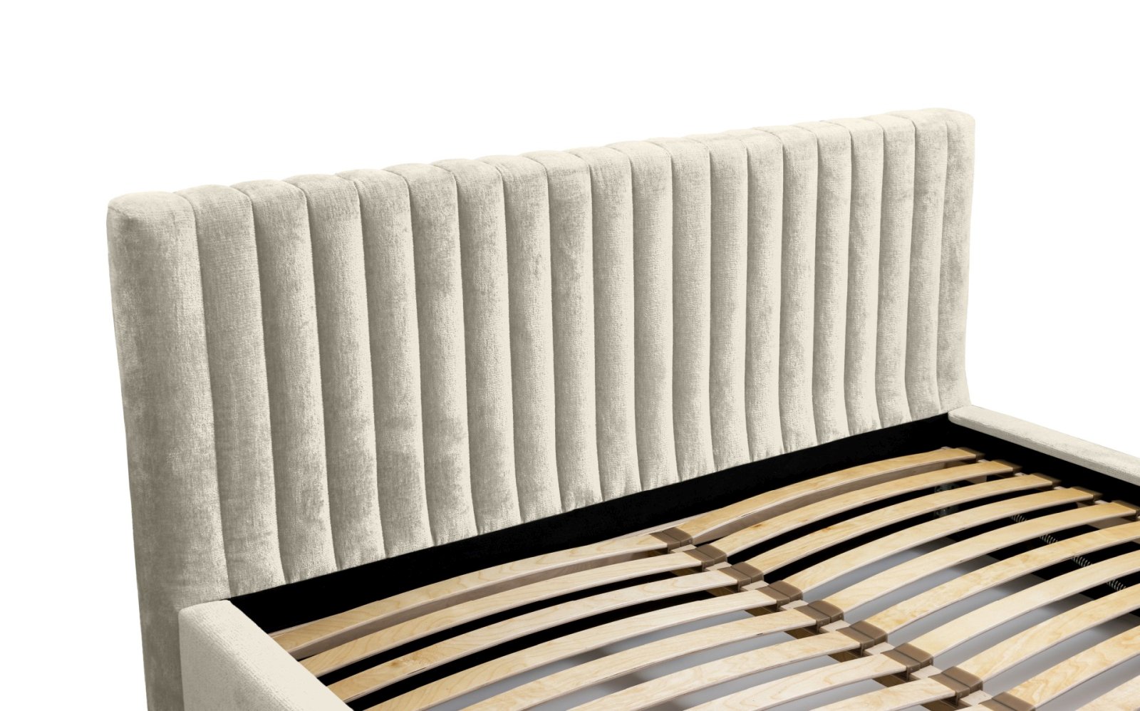 Polsterbett Velo-I Chenille 140x200 mit Holzrahmen Perfect Harmony 01
