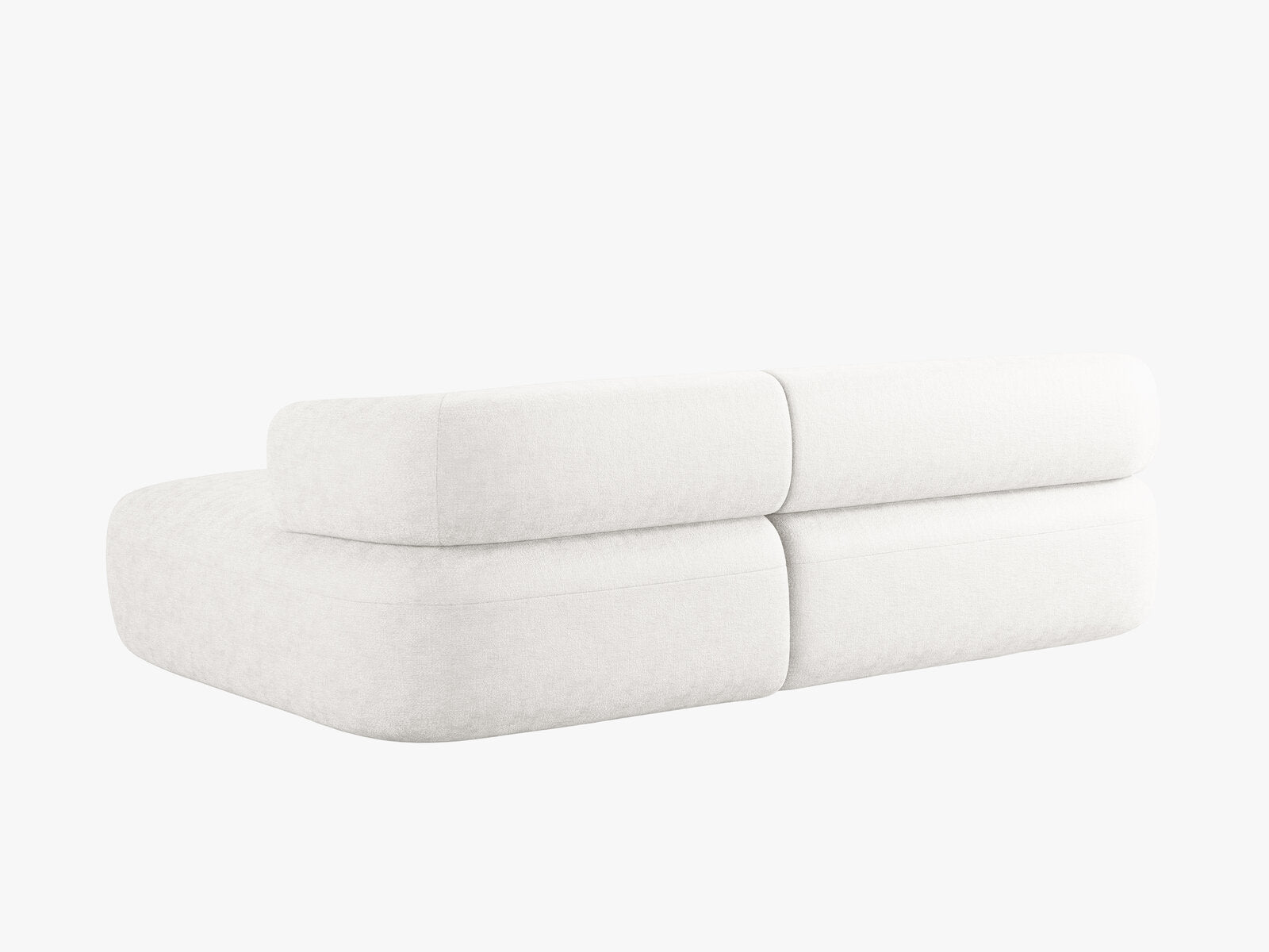 Micadoni 5-Sitzer Ecksofa Jenny Rechts Chenille Perfect Harmony Helles Beige