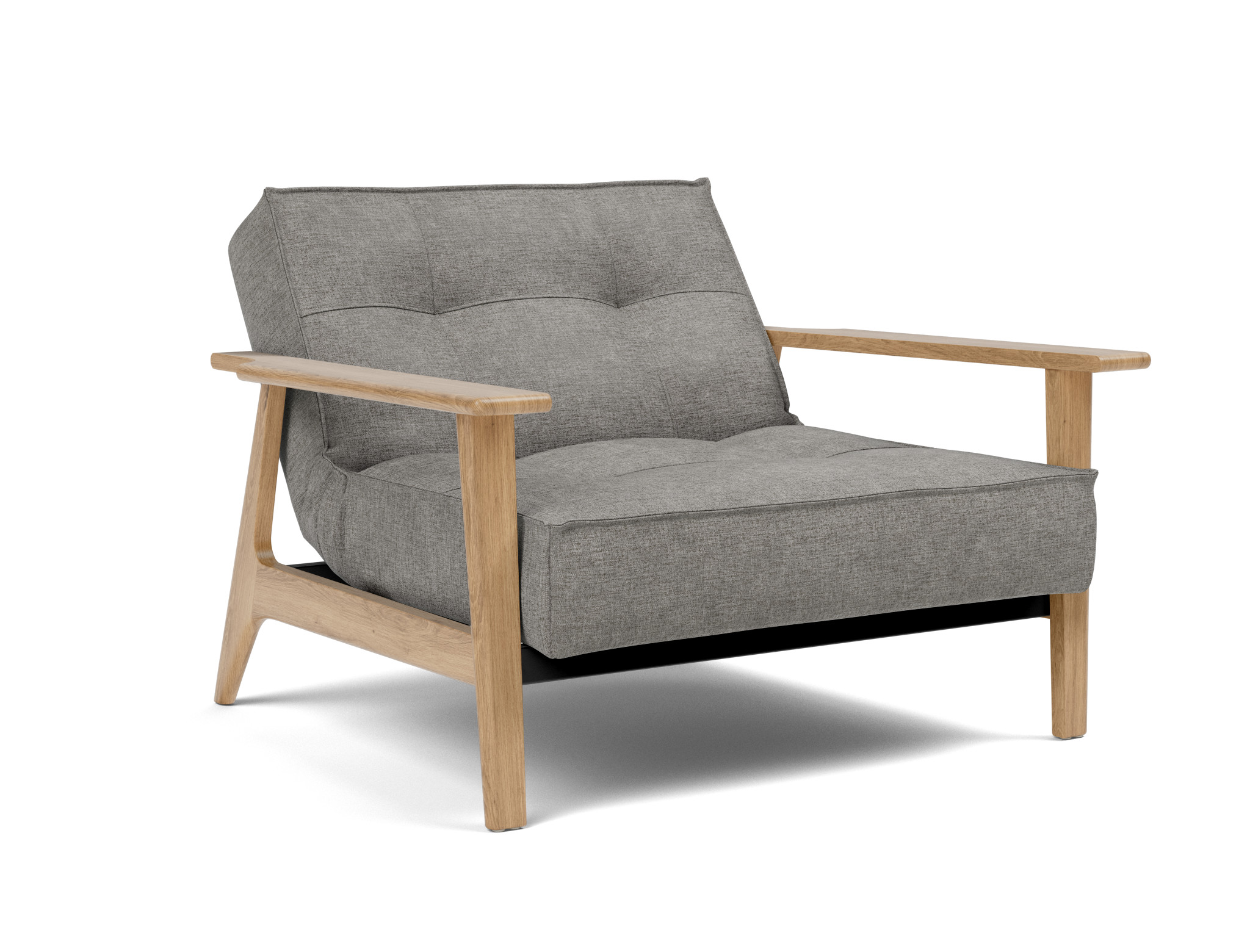 Sessel Splitback Frej Flachgewebe Avella 282-Warm-Grey