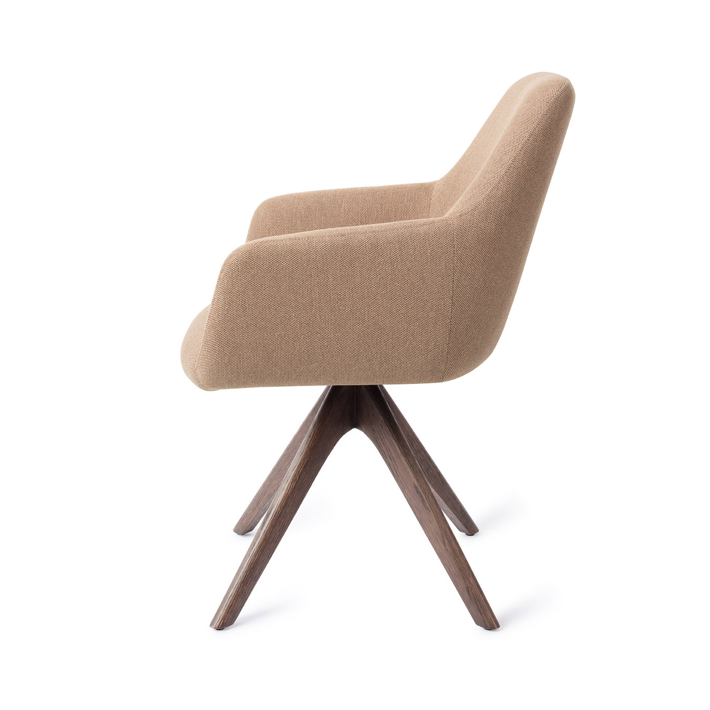 Jesper Home Esszimmerstuhl Hiroo Whisper Wheat Revolve Eiche Walnuss
