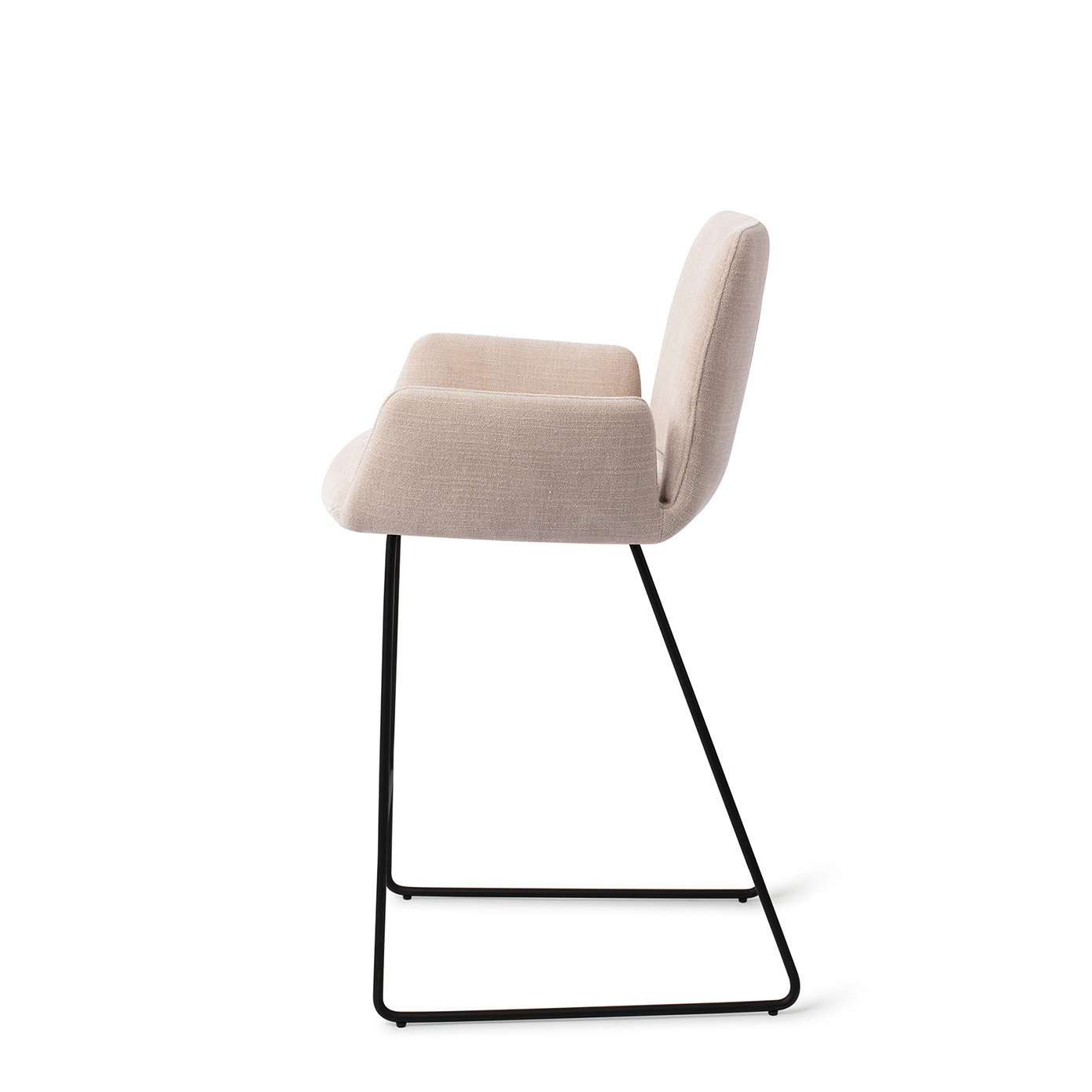 Jesper Home Barhocker Misaki Sand Strand Slide Schwarz Tresenhöhe 65 cm