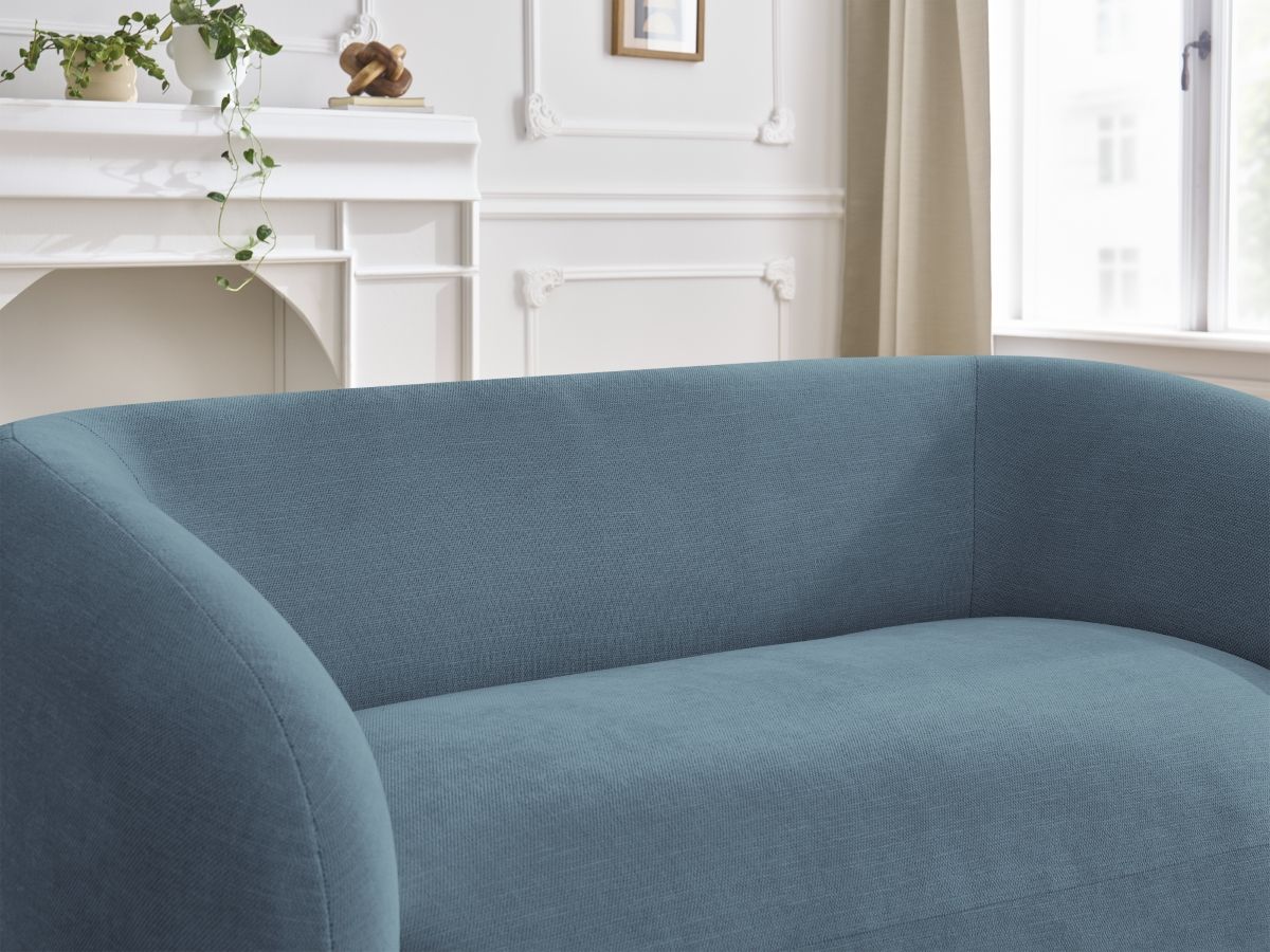 Bobochic Celine Sofa 2-Sitzer Stoff Hellblau