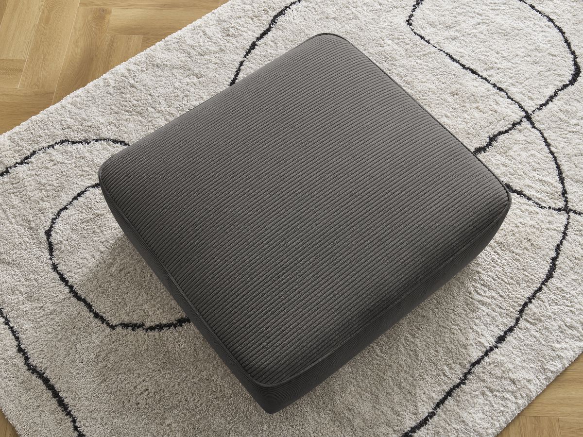 Bobochic Leopold Pouf Cordsamt Taupe