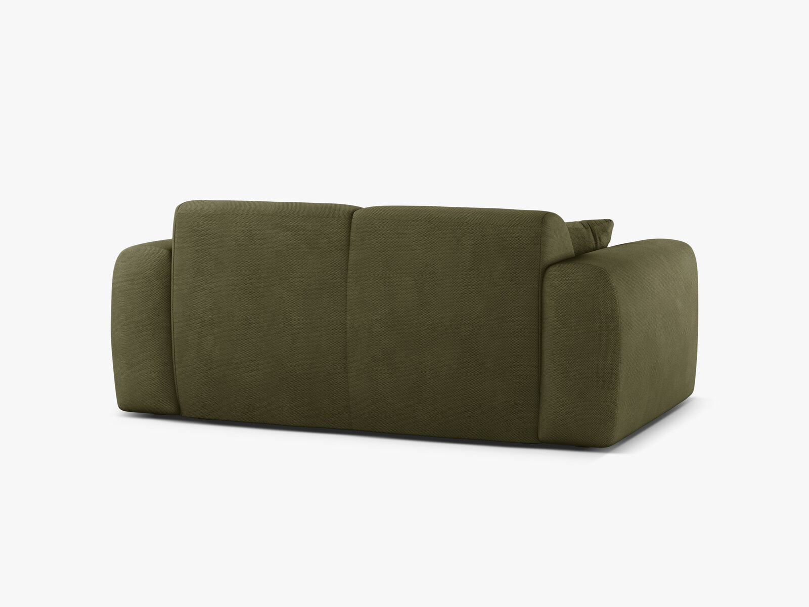 Micadoni Sofa Molino 2-Sitzer Strukturierter Stoff Rebel Hellgrün
