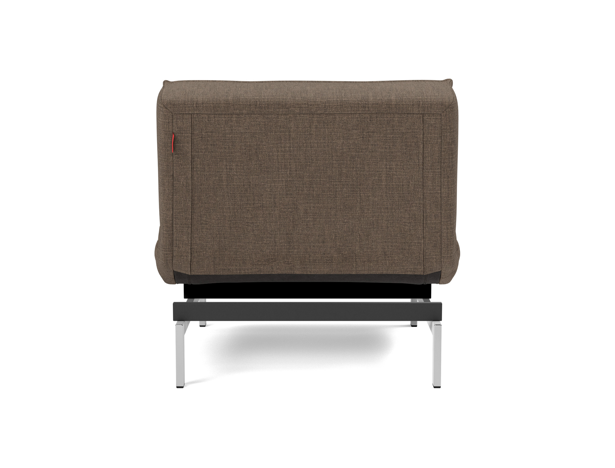 Sessel Splitback Chenille Esina 411-Cedar-Brown Beine Chrom