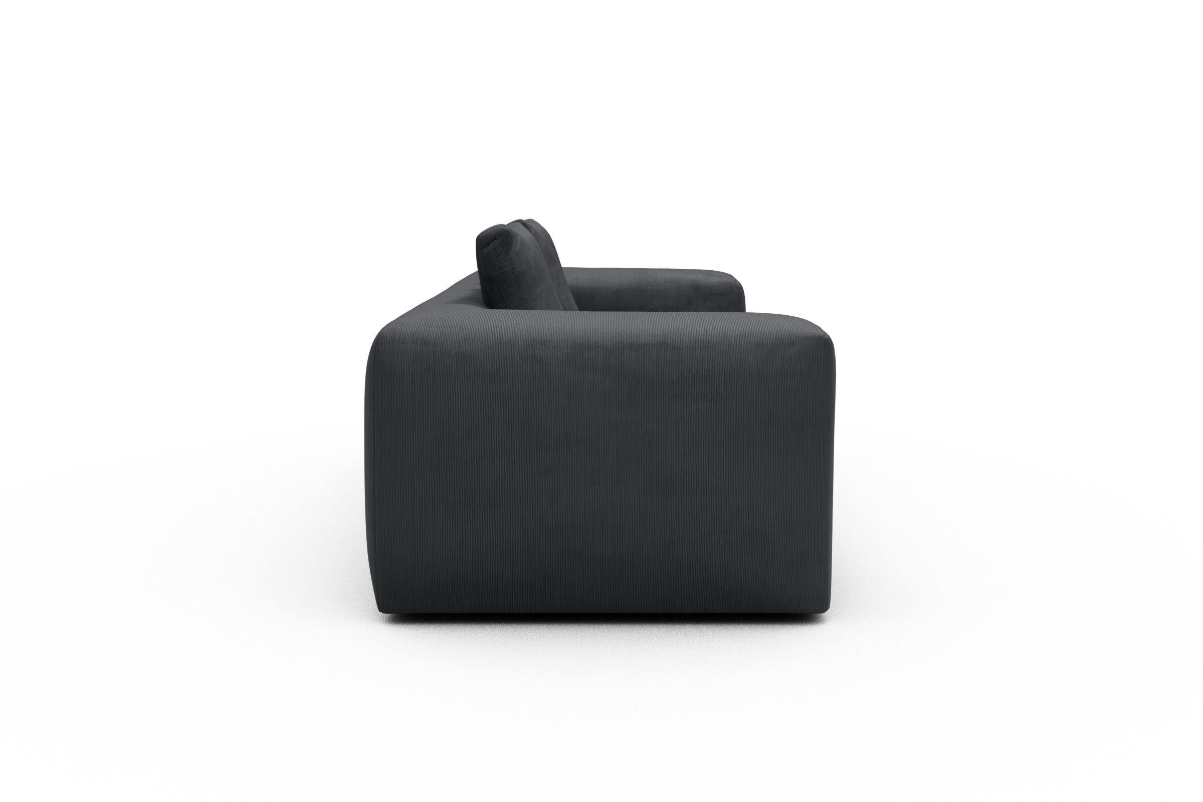 Sofa Fred 3-Sitzer Cordufine-Slate-Grey